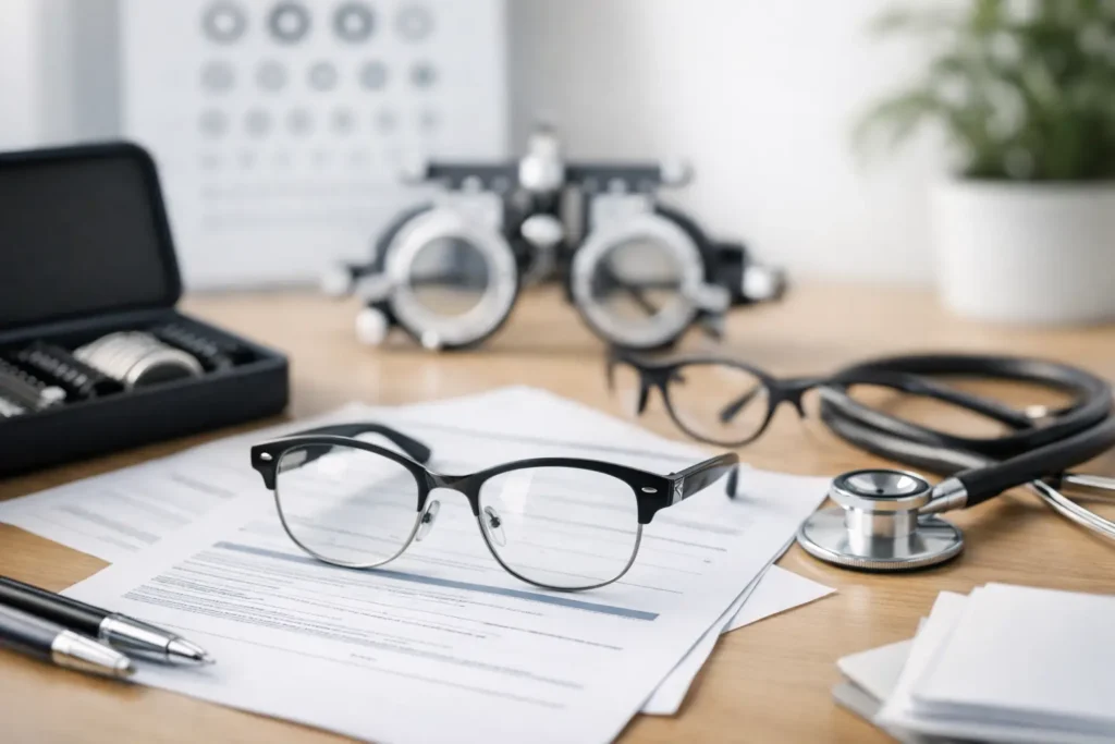Ambulante Zusatzversicherung für Brille prüfen